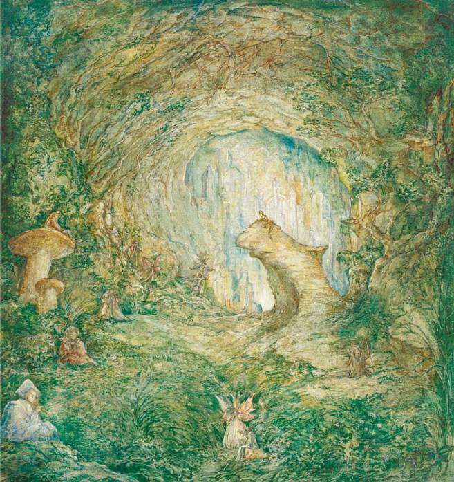 Das Tor des Salamanders, 1983, Öl auf Leinwand, 50 × 47 cm