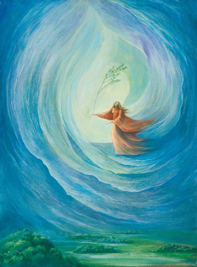 In der Flamme, 2007, Öl auf Leinwand, 48 × 36 cm