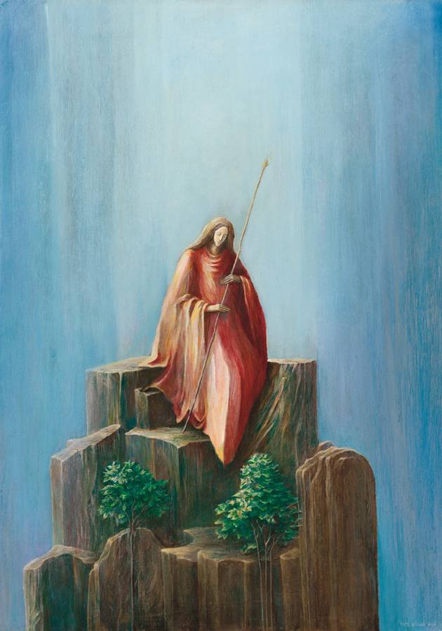 Bildnis eines Wesens, 2008, Öl auf Leinwand, 70 × 50 cm