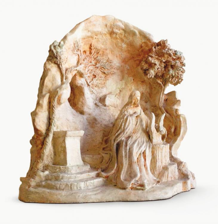 Bildnis eines Wesens, 1995, Tonmodell, Höhe: 32 cm