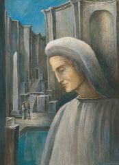 Imaginäres Portrait, 1999, Öl auf Leinwand, 17 × 12 cm