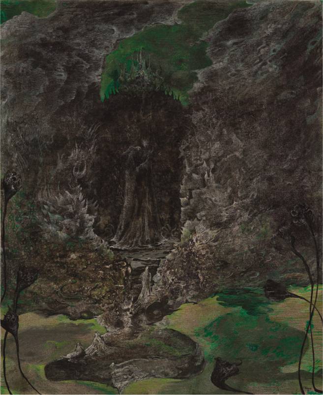 Chymische Hochzeit, 1970, Öl auf Leinwand, 86 × 70 cm